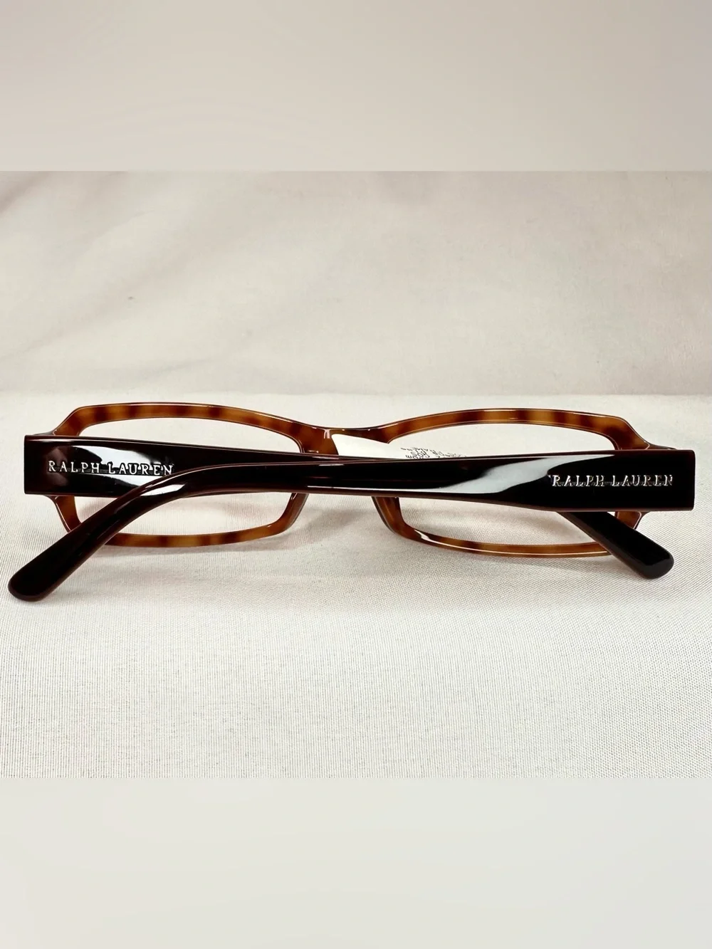 Ralph Lauren Brown Rectangular Women's Eyeglasses